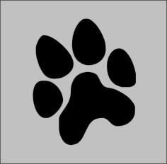 gravemarker symbol paw